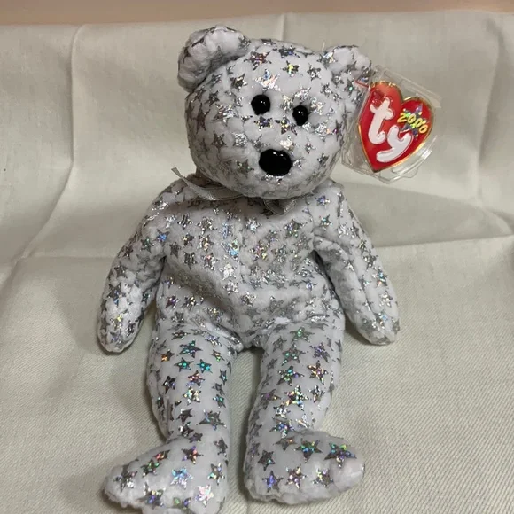 THE BEGINNING BEAR BEANIE BABY W/ERRORS - Picture 1 of 6